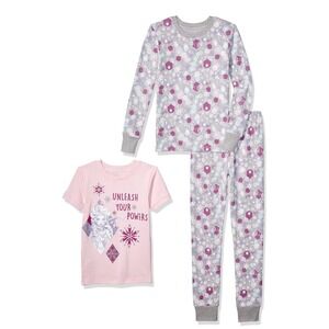 Amazon Essentials Disney Frozen 2/Snowflake Girls' Pajama Set NIP size 10 cotton